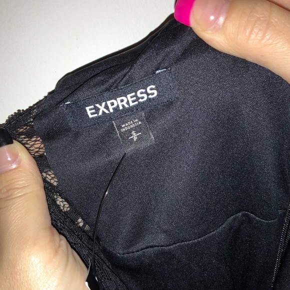 Express Black Cocktail Dress - Picture 6 of 6